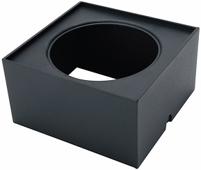 Utp. box för MD-360, 1-fack, svart