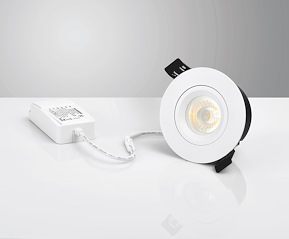 Downlight Yar, LED, 580 lm, 1290 cd, 2700K, 230V