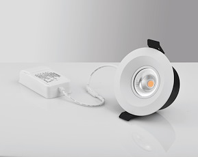 Downlight BE-8875, LED, 600 lm, 800 cd, 3000K, 230V, 6 st