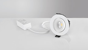 Downlight BE-3052, LED, 360 lm, 790 cd, 3000K, 230V, 6 st