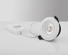 Downlight BE-8853, LED, 450 lm, 640 cd, 3000K, 230V, 6 st