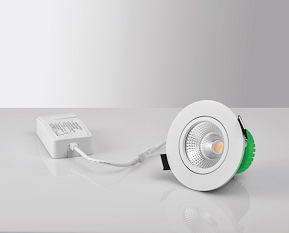 Downlight BE-2471, LED, 350 lm, 560 cd, Tune, 230V, Outdoor