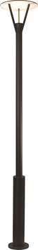 Stolplykta Eklof, LED, Mörkgrå, 1x15,7W, IP54