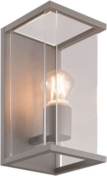 Väggarmatur Bore III, Silver, IP54