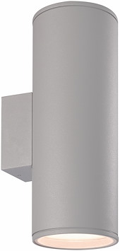 Väggarmatur Karlstad, Silver, 2xE27, IP54