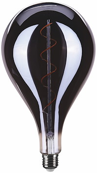 Filament LED-lampa, A160, Smoky, 4W, E27, 230V, Dim, MB