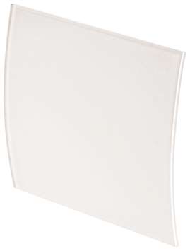 Front i vitt mattglas