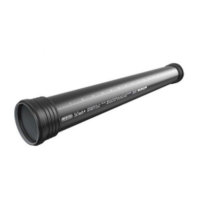 Rör M/Muff 75X2000 mm Sitech+