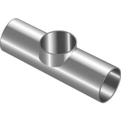 51X1,2 T-Rör Kort Avstick 304