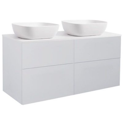 Isella 120Grå Bs Vit+2Ts Rektvit