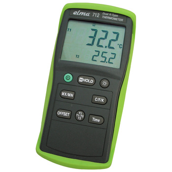 Digital Termometer 712 - 2 displ. Elma