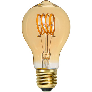 LED lampa spiral Amber