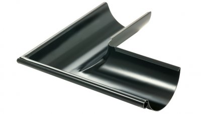 Rännvinkel Ytter 100 90° Svart