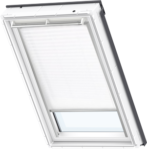 Velux Plisségardin SK08 114x140 Vit 1016 White Line