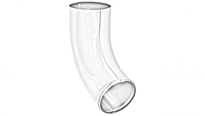 Rörvinkel 100 70° Silvermetallic