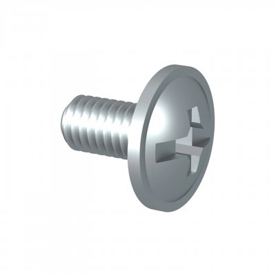 Skruv M6x20mm Elförzinkad